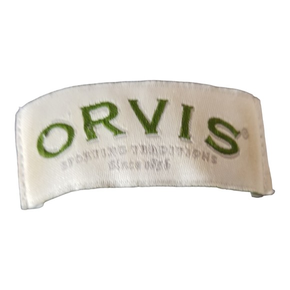 ORVIS Sporting Rugged Men's 1/4 Zip Blue Shirt Leather Elbow Mock Neck Sz Lg - Picture 9 of 11